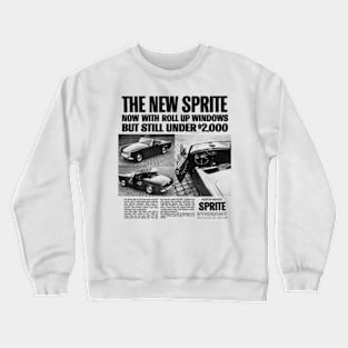 AUSTIN HEALEY SPRITE - advert Crewneck Sweatshirt